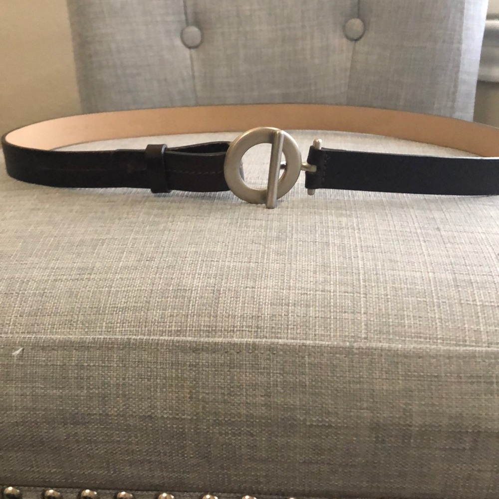Brown leather belt-Banana Republic